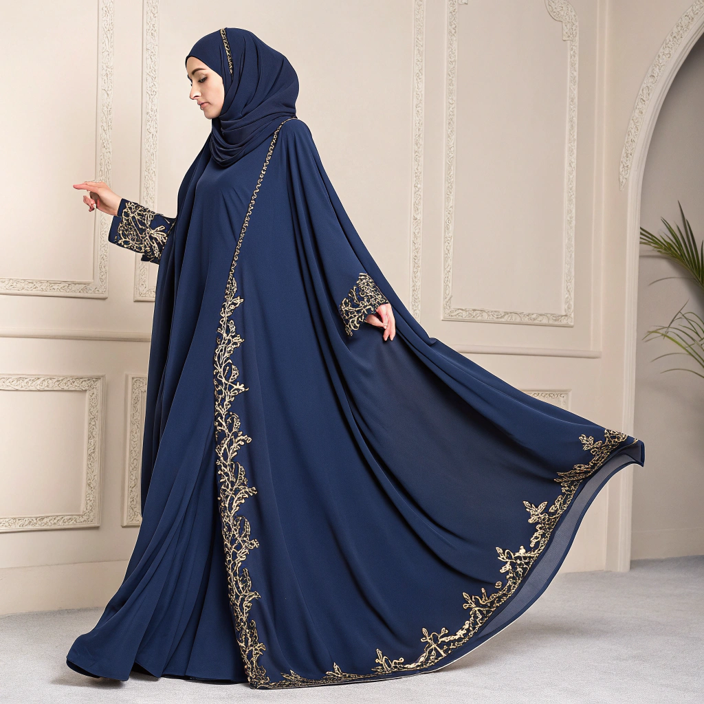 Elegance of the Abaya and Hijab Combination