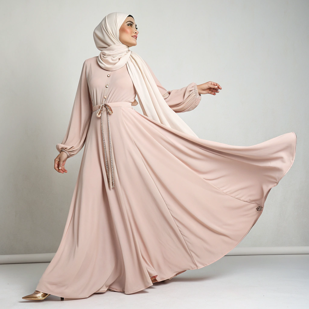 the Right Hijab with Your Abaya Dress