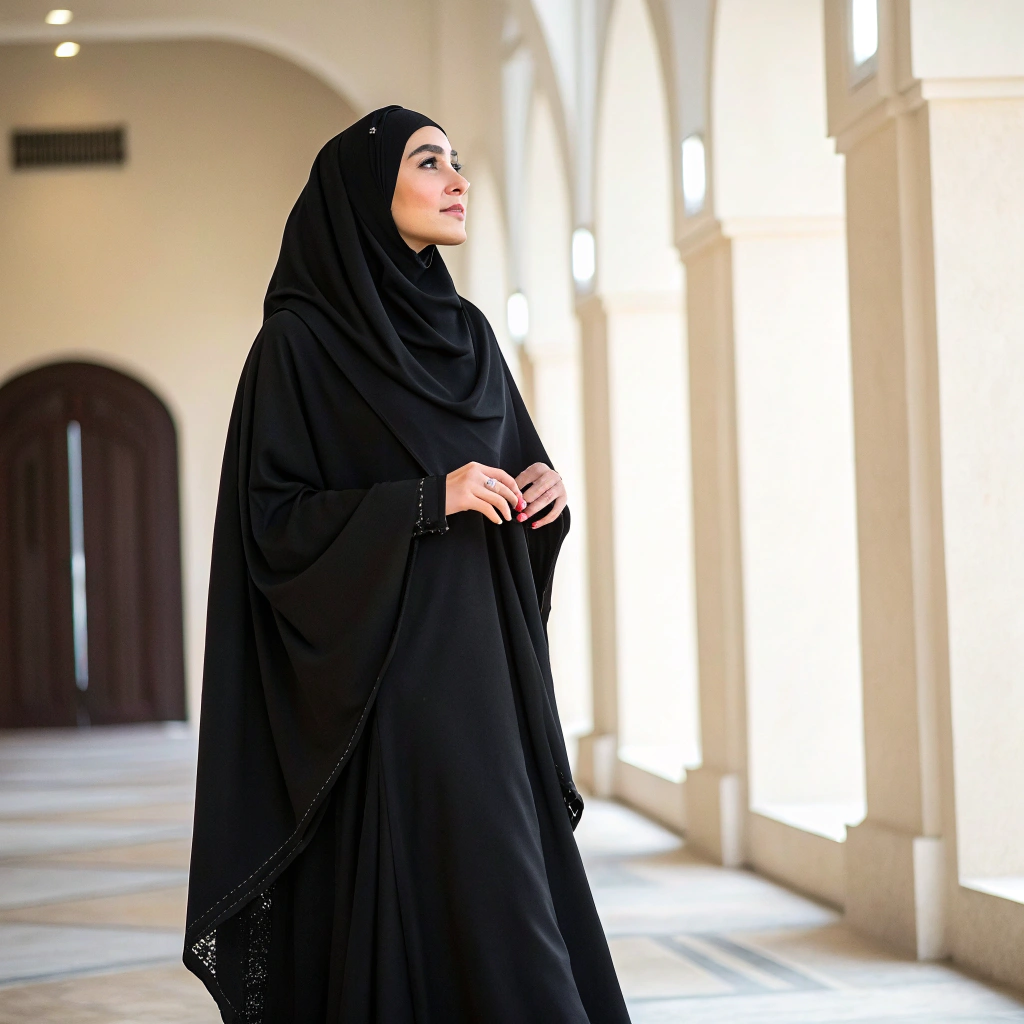 women wearing abaya