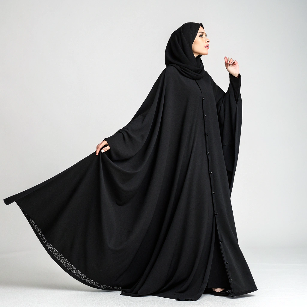 Simple Black Abaya