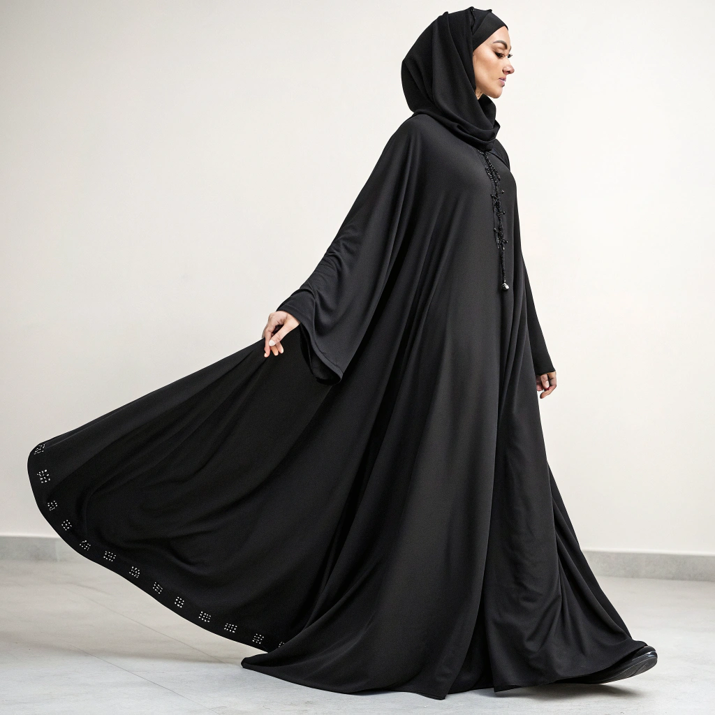Simple Black Abaya