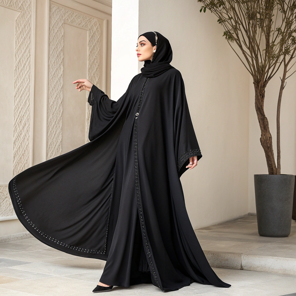 Simple Black Abaya