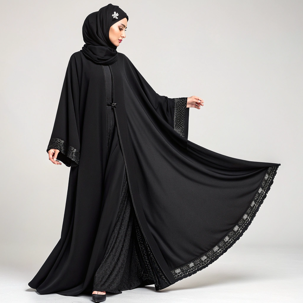 Simple Black Abaya
