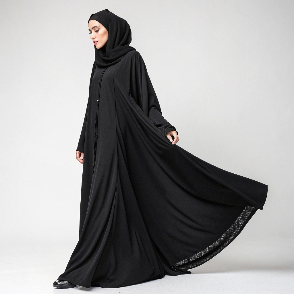 Simple Black Abaya