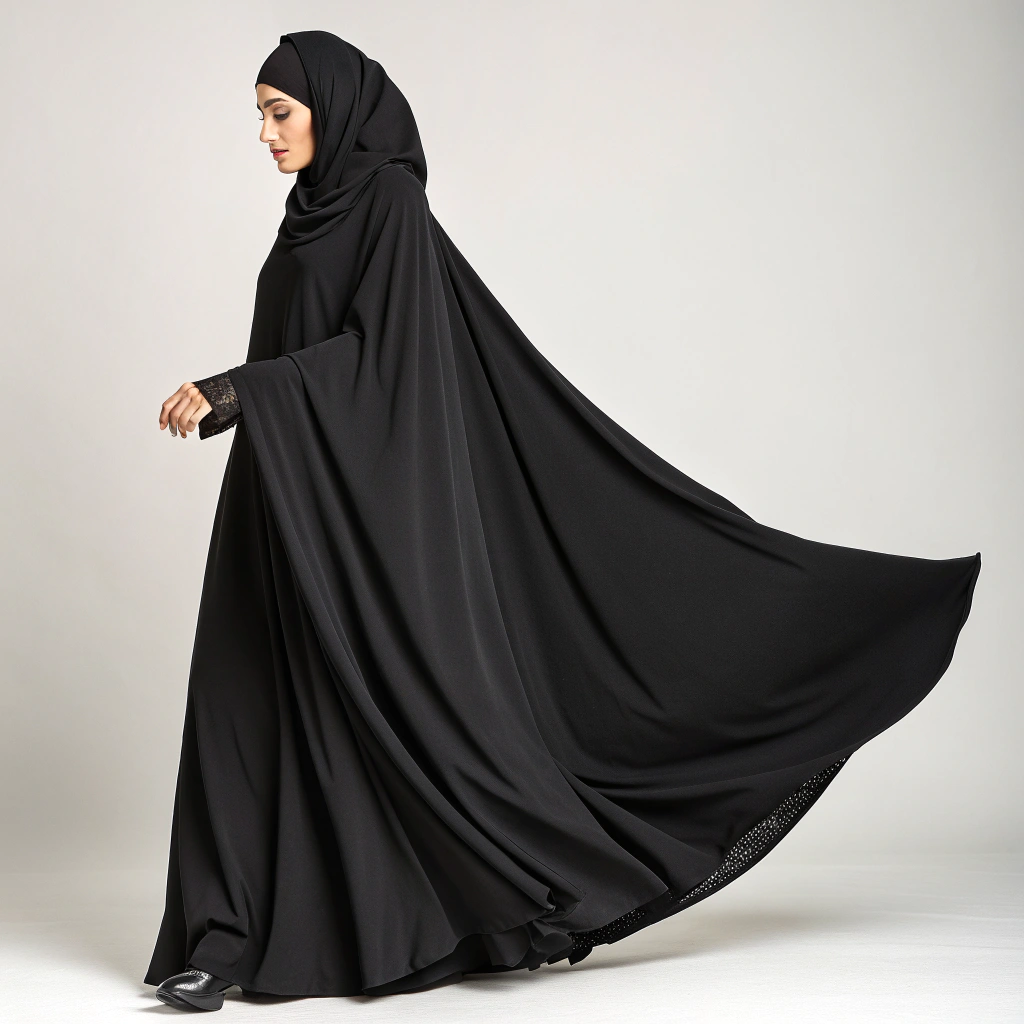 Simple Black Abaya
