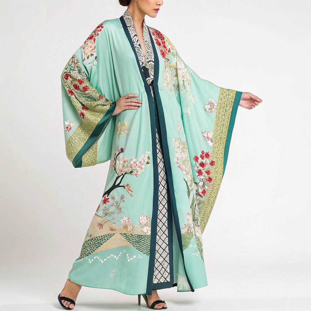 Kimono-Style Summer Abaya