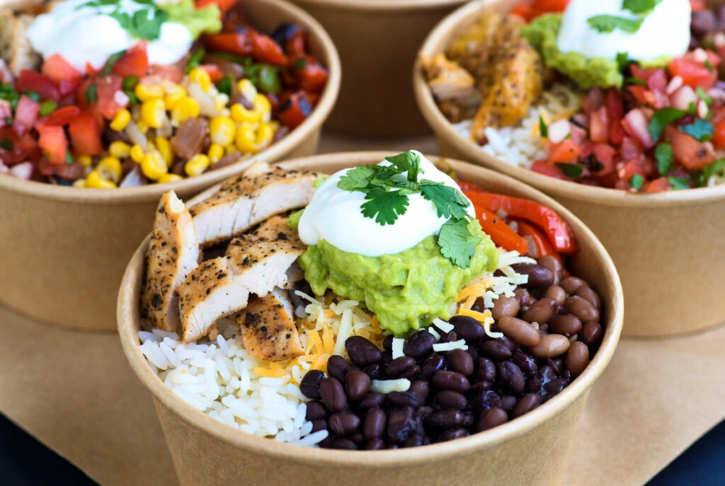 Chipotle-Style Chicken Burrito Bowls