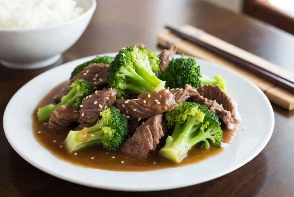 Healthier Beef and Broccoli Stir-Fry