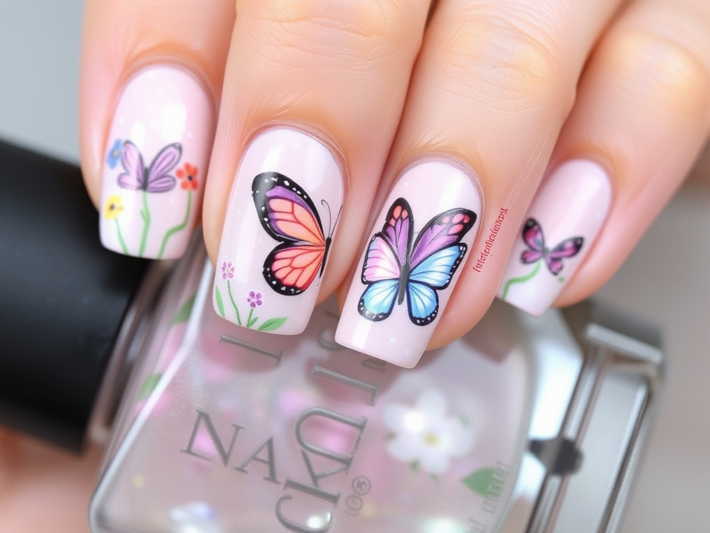 Butterfly Nail Art