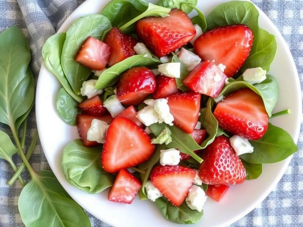 Strawberry Spinach Salad