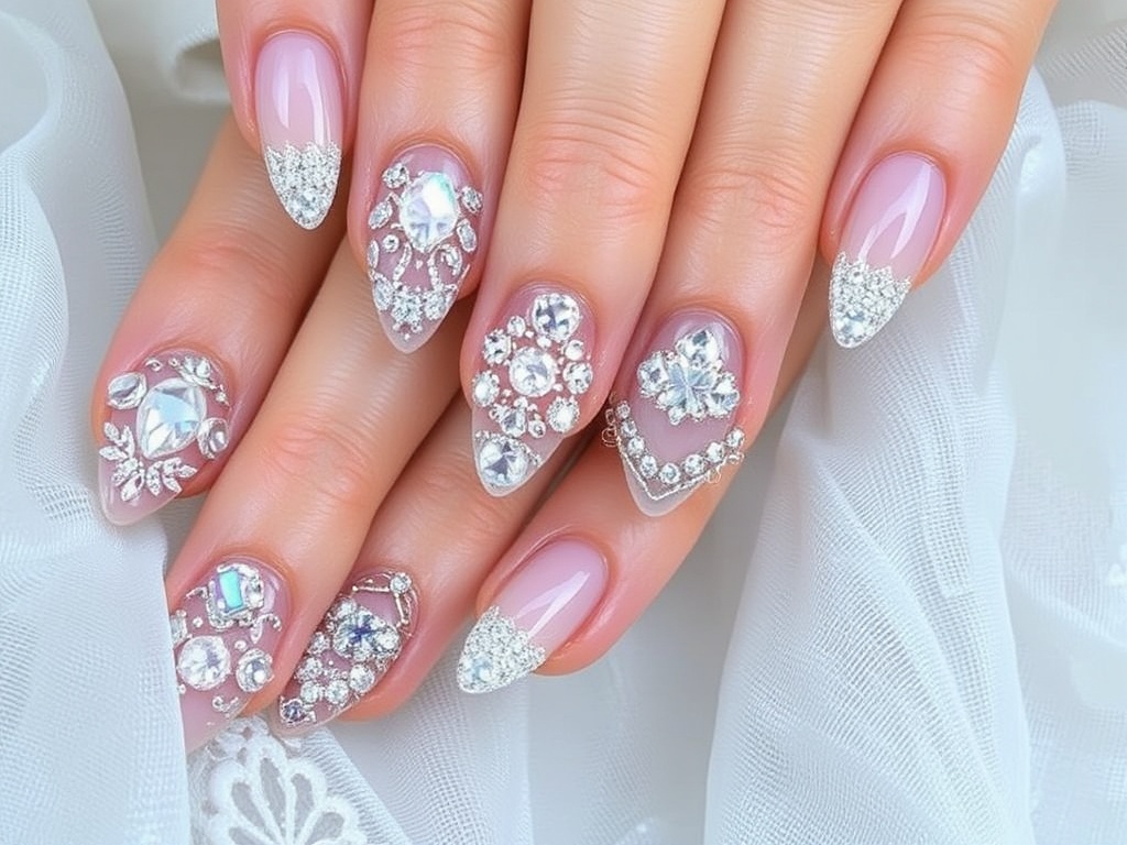 Bridal Nail Art