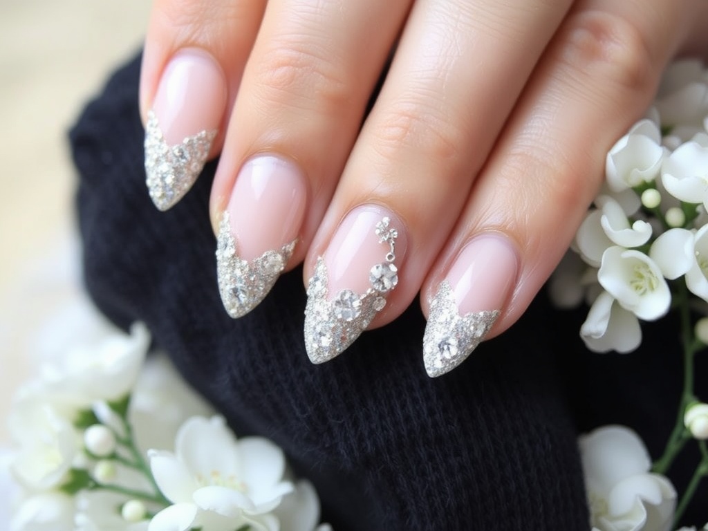 Bridal Nail Art 