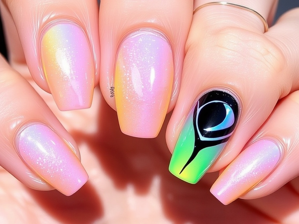 Neon Ombré & Magnetic Cat Eye