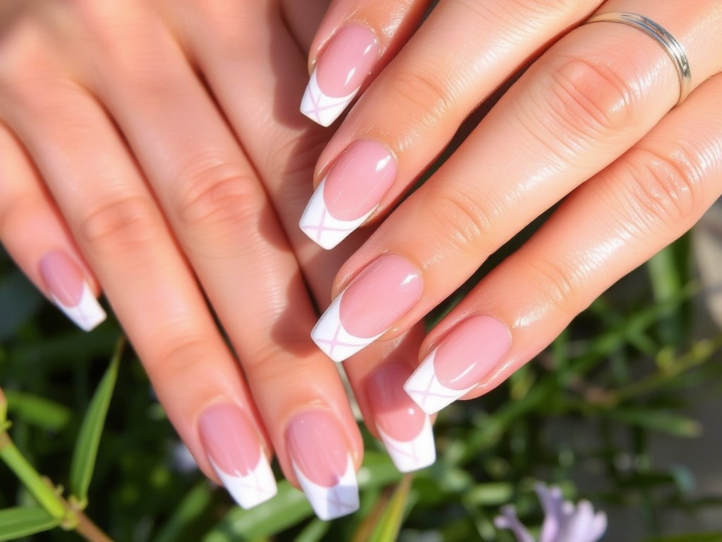 Elevated French Tips with a Twist